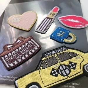 Henri Bendel embroidered patch stickers